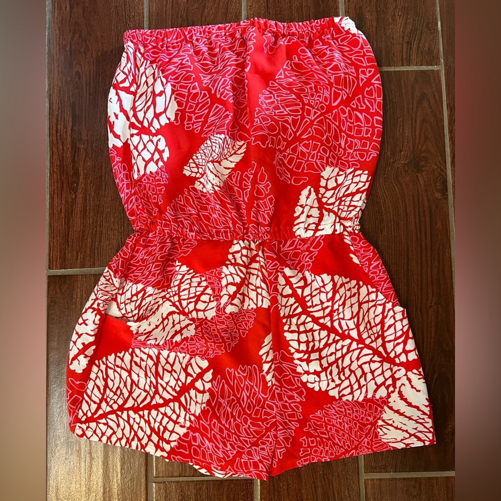 Manuhealii Strapless Romper